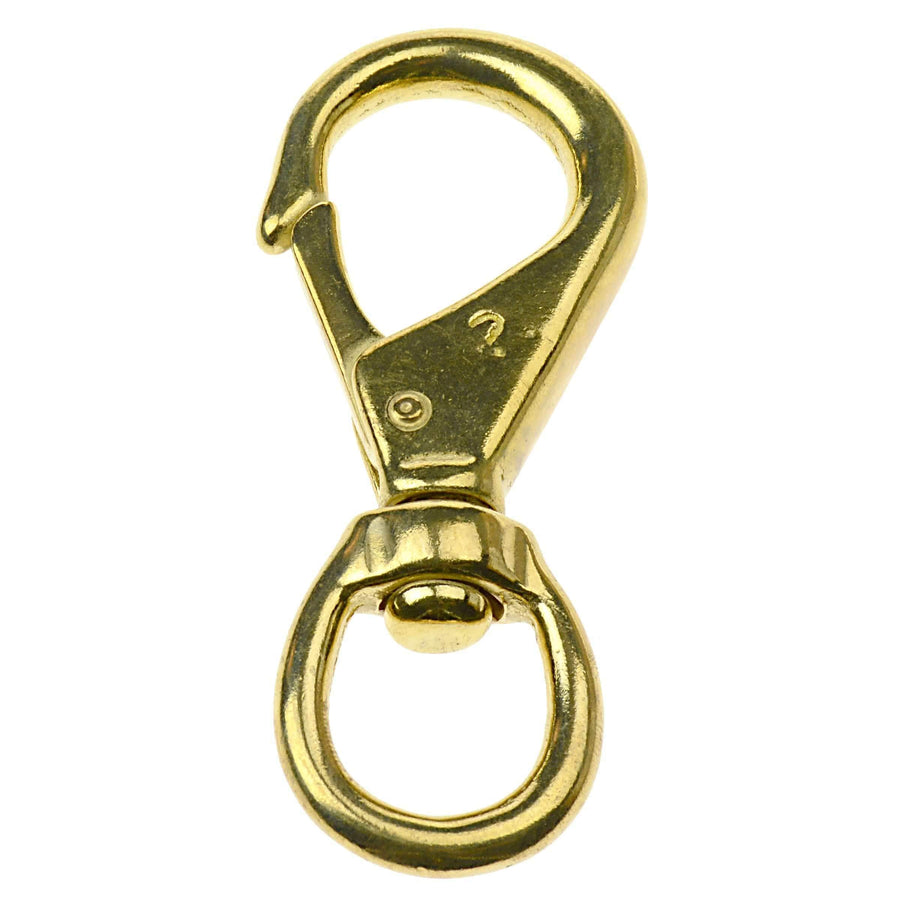 Swivel Eye Snap T-H Marine BE-HA-54340-DP, 3.75", Brass