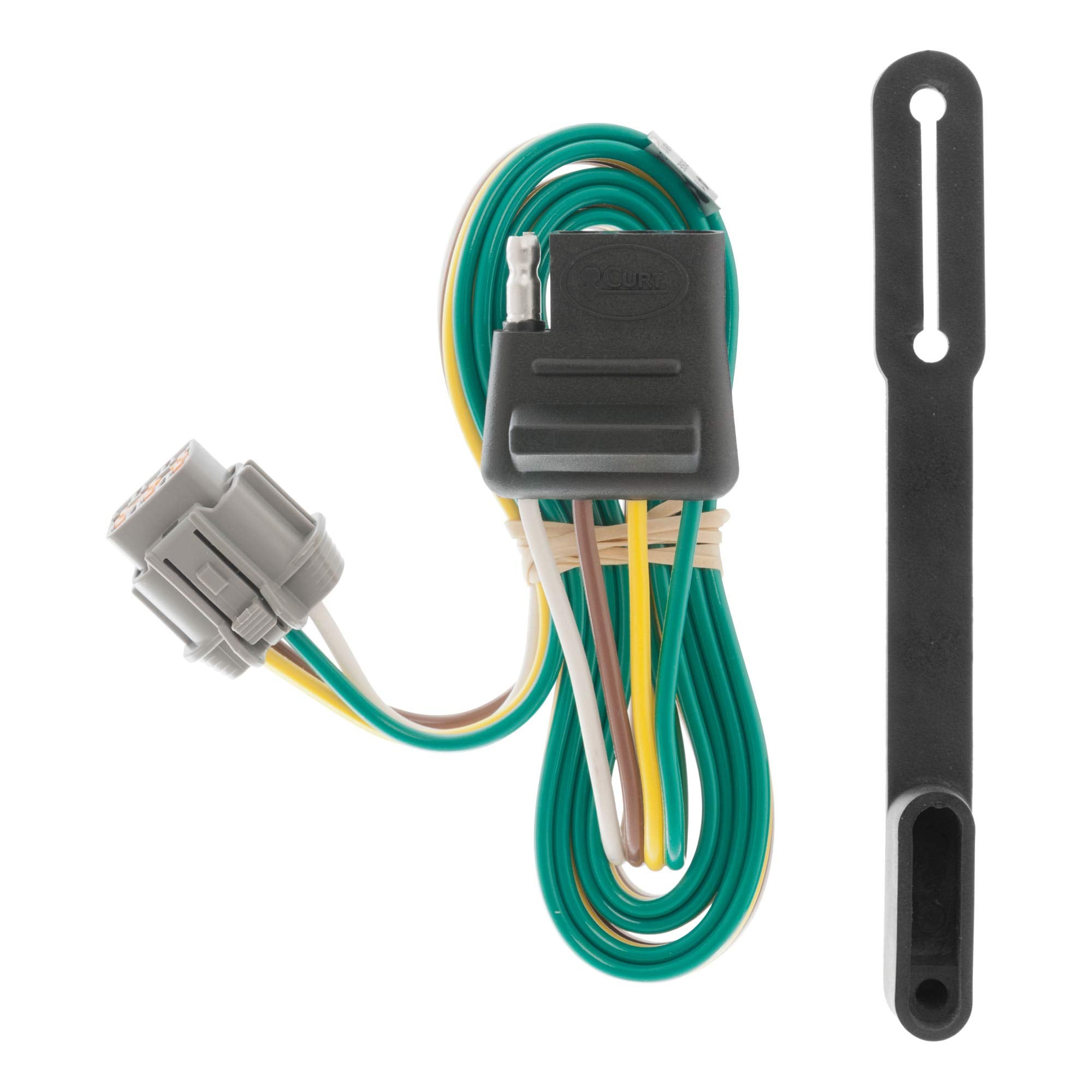 CURT Vehicle-Side Custom 4-Pin Trailer Wiring Harness, Fits Select Nissan Frontier, Pathfinder, Xterra, Suzuki Equator