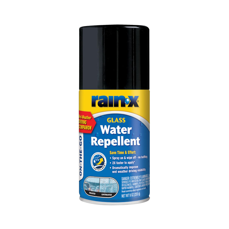 Rain-X On-The-GO 630167 Glass Water-Repellent Aerosol 9 oz.