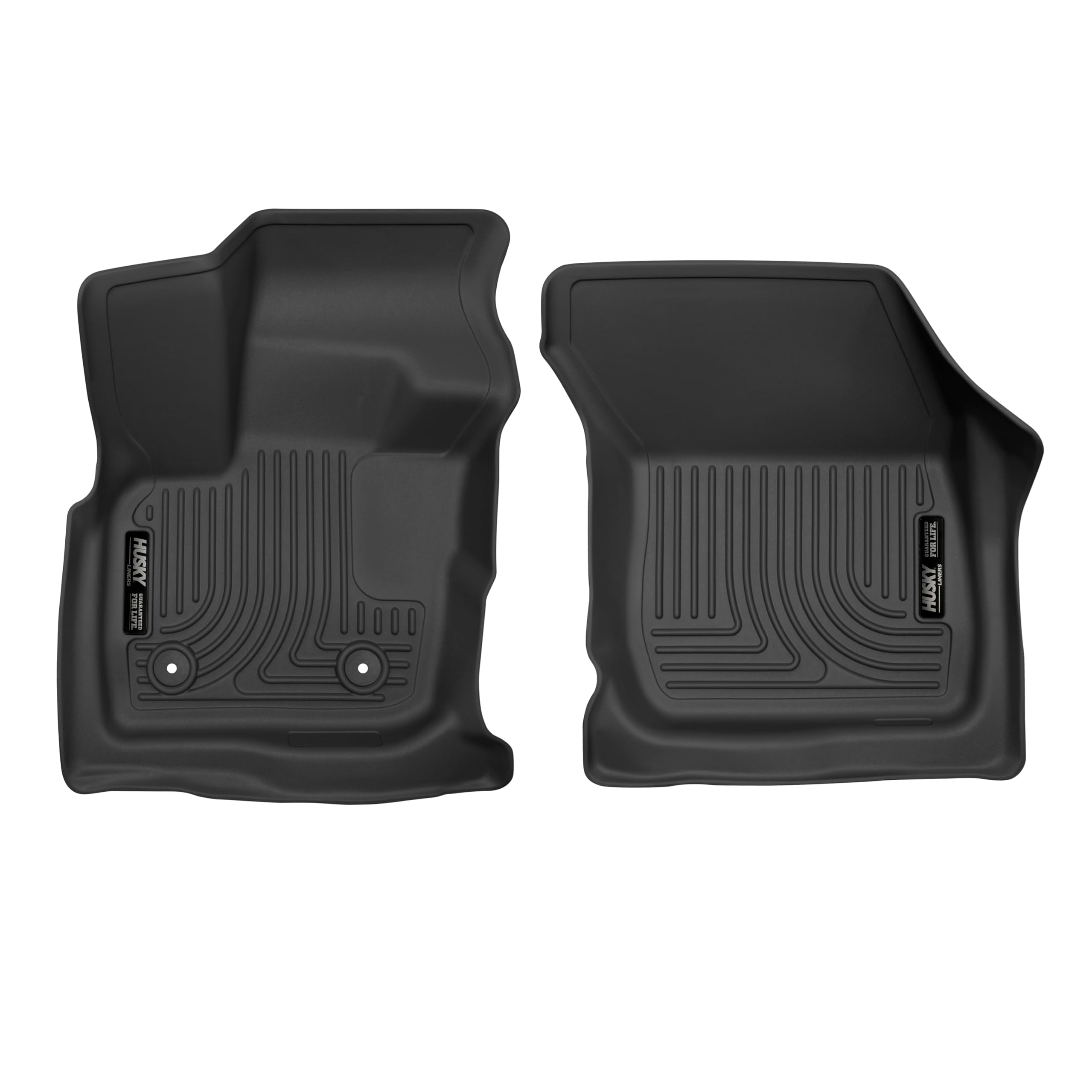Husky Liners Floor Mats X-act Contour | Fits 2017-2020 Ford Fusion & Lincoln MKZ | Front Row, 2-pc Black - 55591
