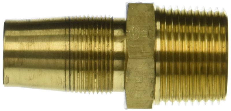 Gates Field Attachable 16C5-16RMPB for C5C, C5D and C5M Hose, Male Pipe NPTF, 30 Cone Seat, Brass, 7/8" ID, 2.91"