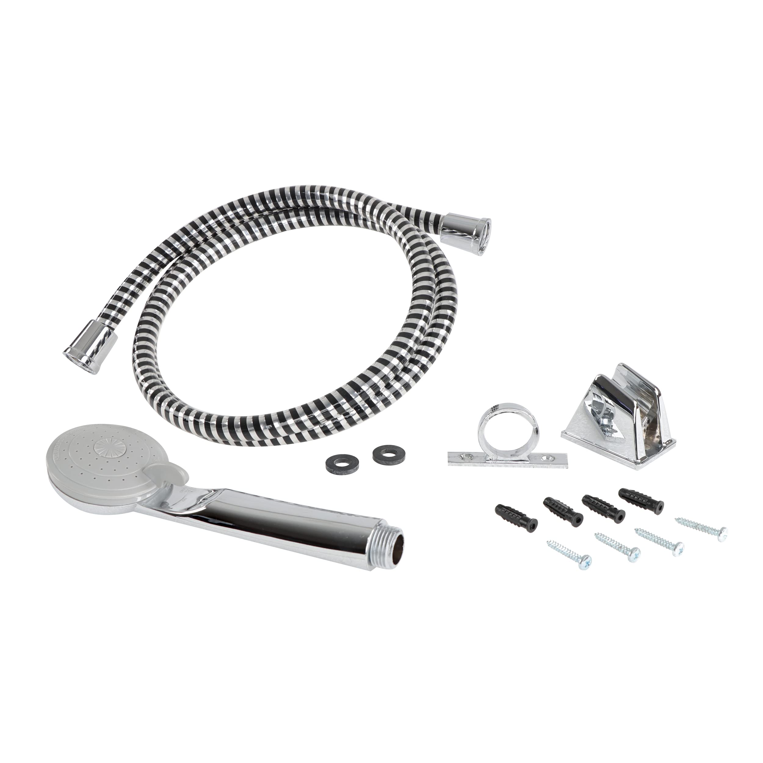 RV Bathroom Shower Sprayer Kit - Empire Faucets Chrome Shower Head with Handheld Shower Hose for Camp and Travel Trailer