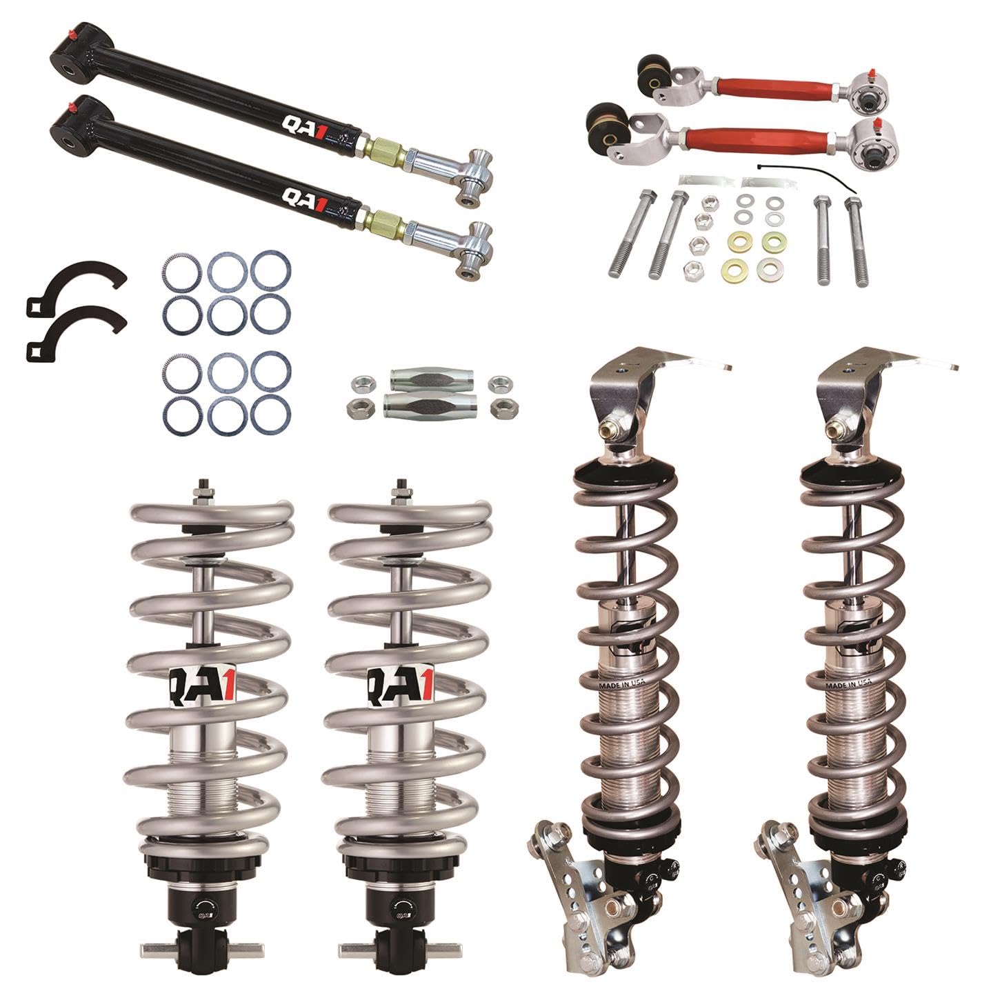 QA1 BW01-GMB4 Big Wheel Kit Level 1, SA Shocks, 71-76 GM B-Body