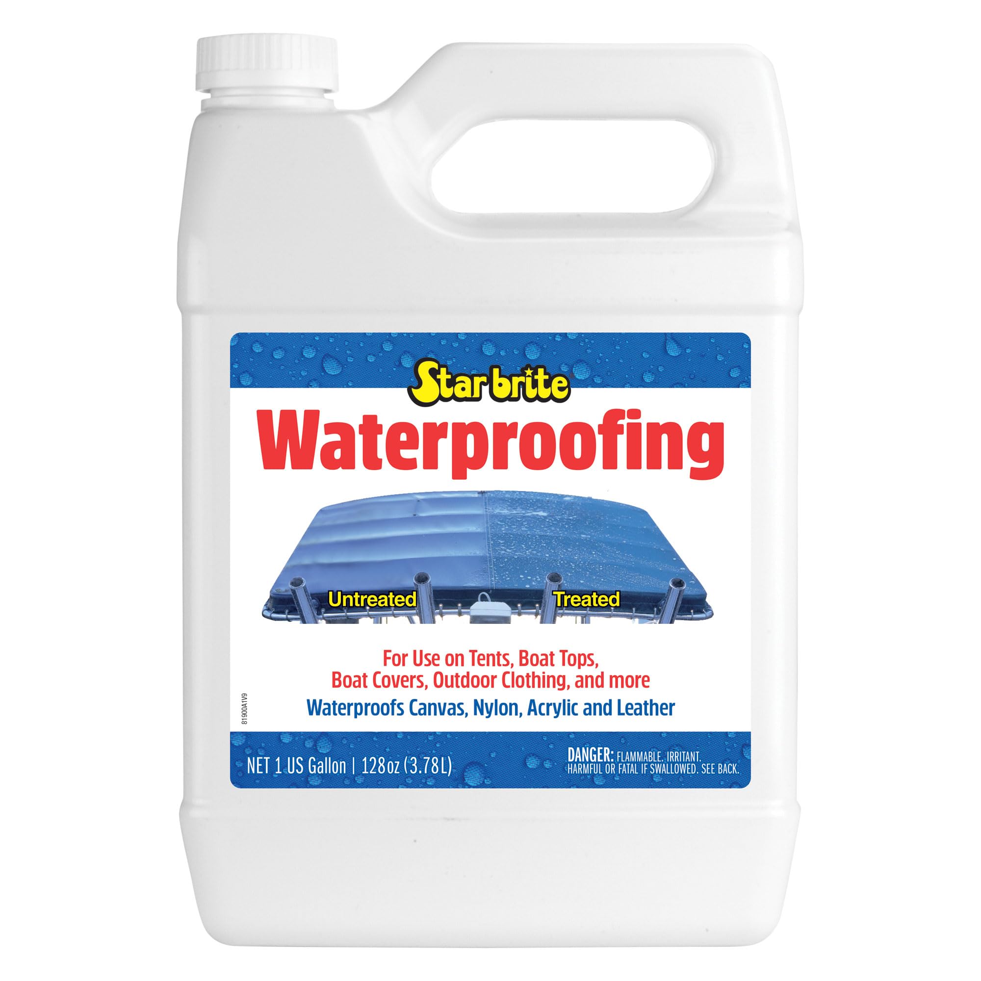 Waterproofing Spray Star brite, Waterproofing + Stain Repellent + UV Protection, 128 oz