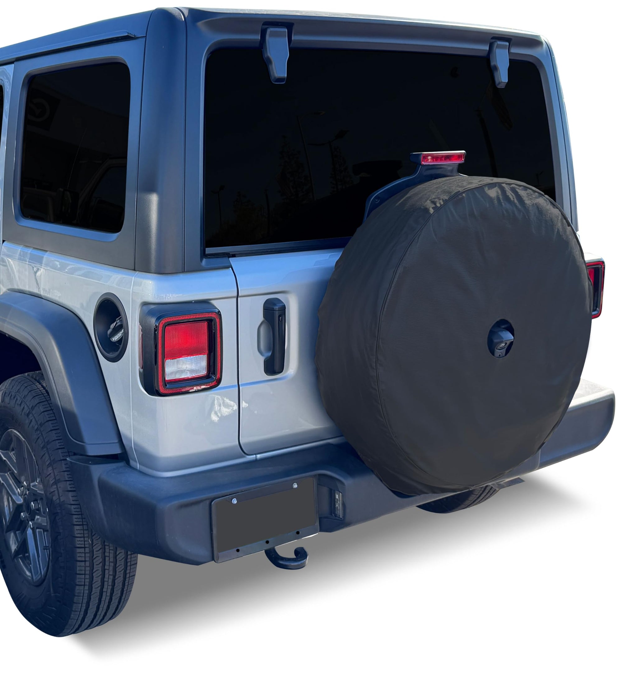 Heavy Duty Covercraft Spare Tire Cover, for Jeep Wrangler JL with Back-Up Camera, Fits 245/75R17, 255/75R17, 255/70R18, 285/70R17