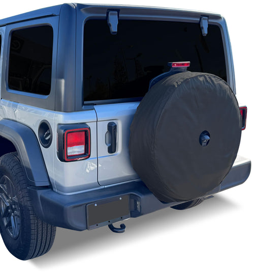 Heavy Duty Covercraft Spare Tire Cover, for Jeep Wrangler JL with Back-Up Camera, Fits 245/75R17, 255/75R17, 255/70R18, 285/70R17