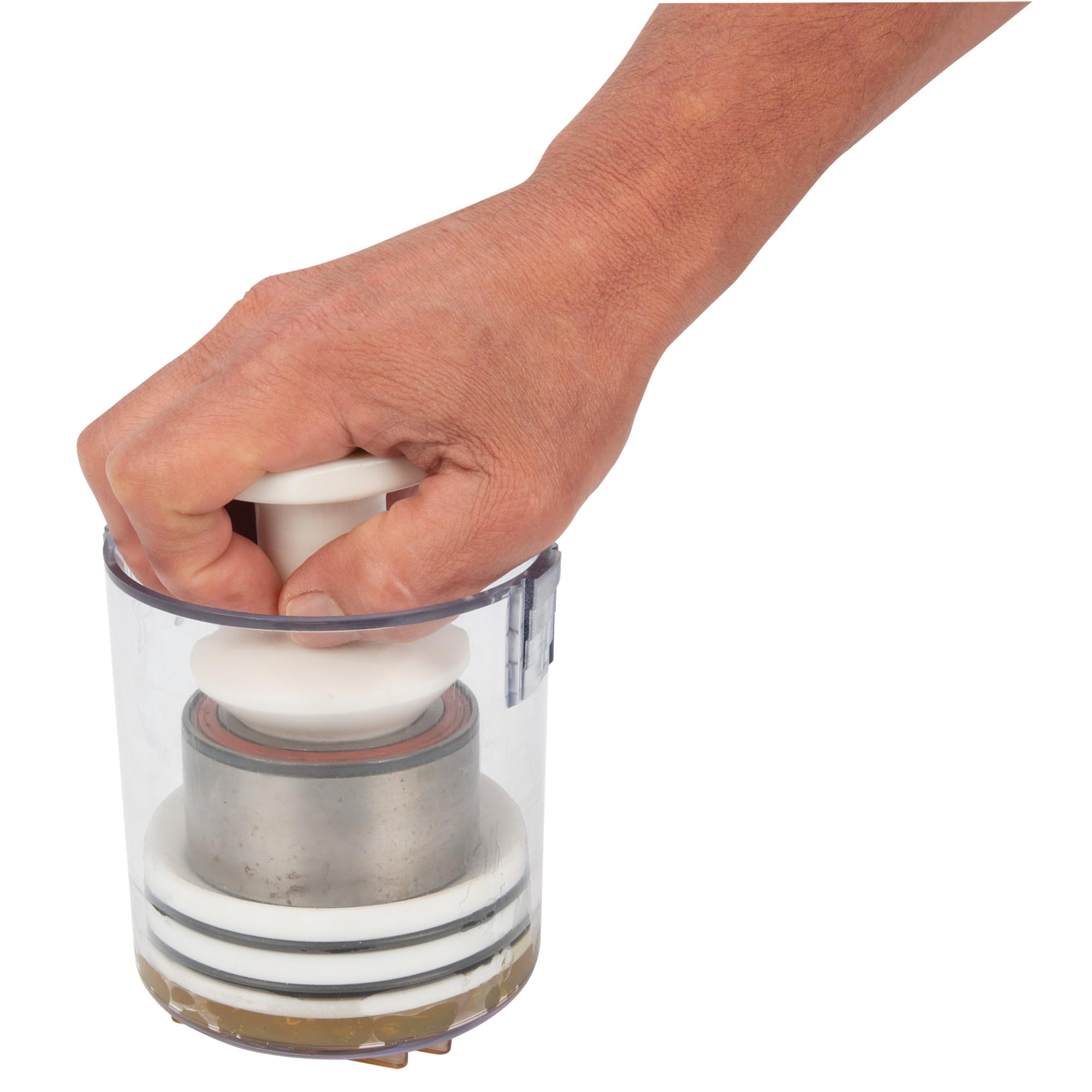Portable Performance Tool W54175 Bearing Packer for up to 3.5-Inch OD Bearings - Mess-Free, Simple and Impact Resistant with Dust Cover Storage
