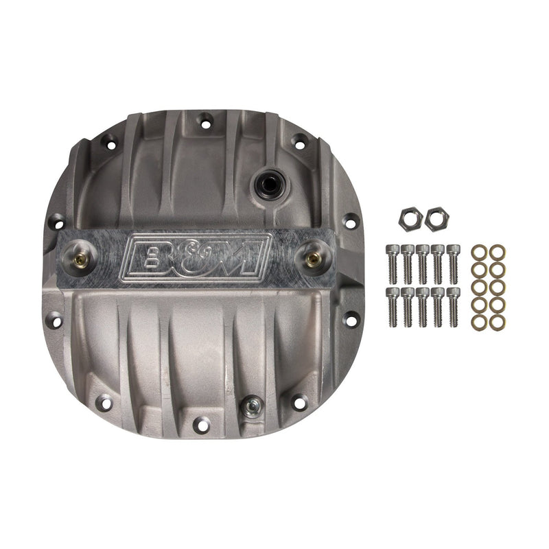 Rear End Differential Cover B&M 40297 Cast Aluminum