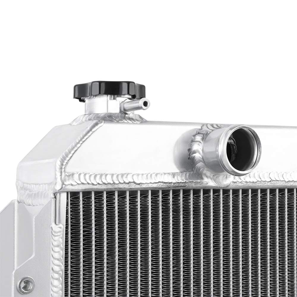 Mishimoto Performance Aluminum Radiator MMRAD-TUN-00V2, Compatible With Toyota Tundra 4.7L Automatic, 2000-2006, silver