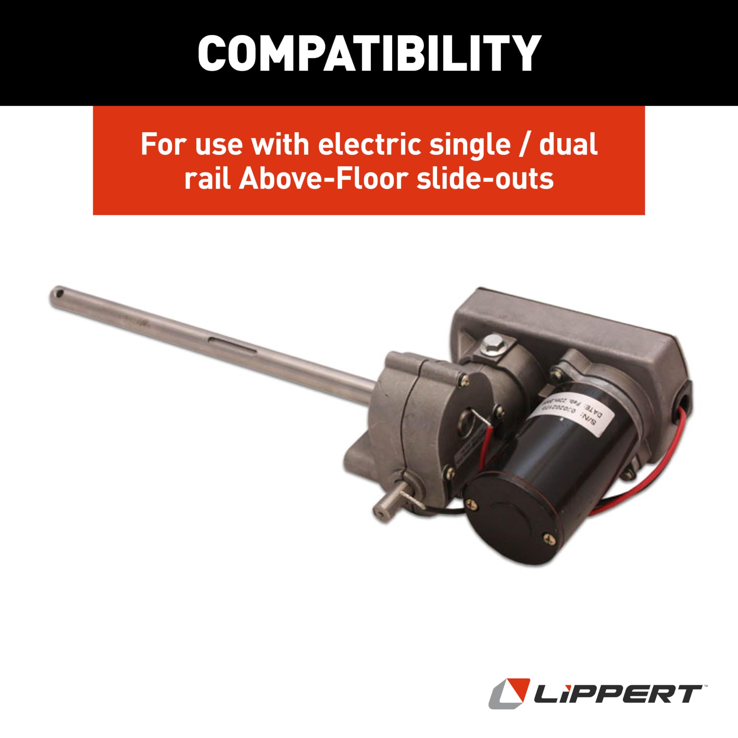 117292 Lippert Components - 18:1 Venture Motor and Right Angle Driveshaft