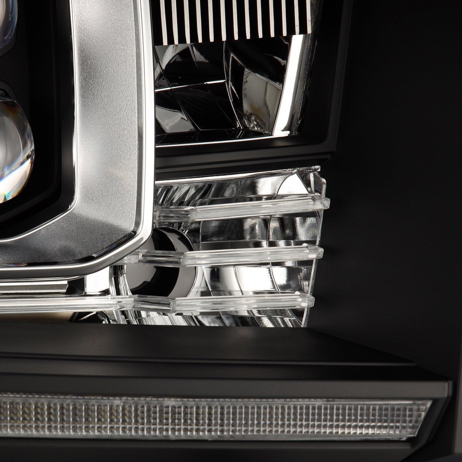 880833 AlphaRex Projector Headlights Black