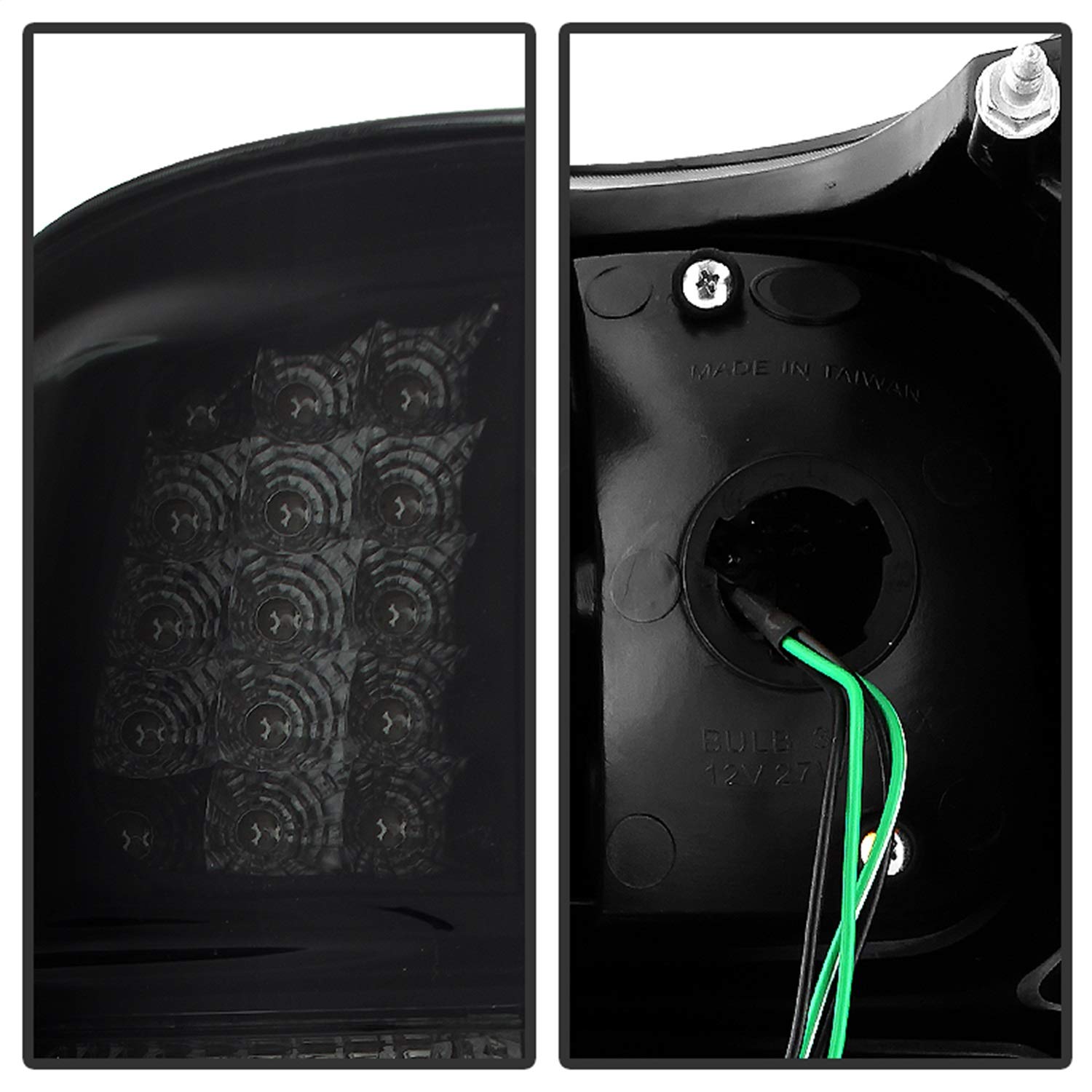 Tail Light Xtune ALT-JH-CSUB07-LED-G2-BSM (Chevy Suburban/Tahoe 07-14 / GMC Yukon/Yukon Denali 07-14 - LED s - Black Smoked)