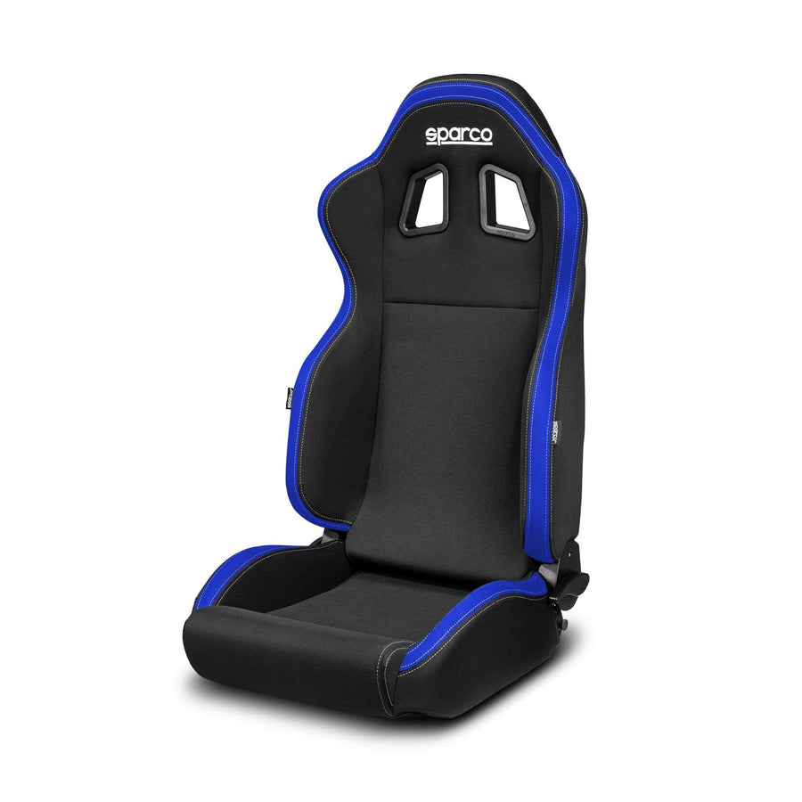 Sparco R100 Sport Seat MY22 Black/Blue (Adjustable)