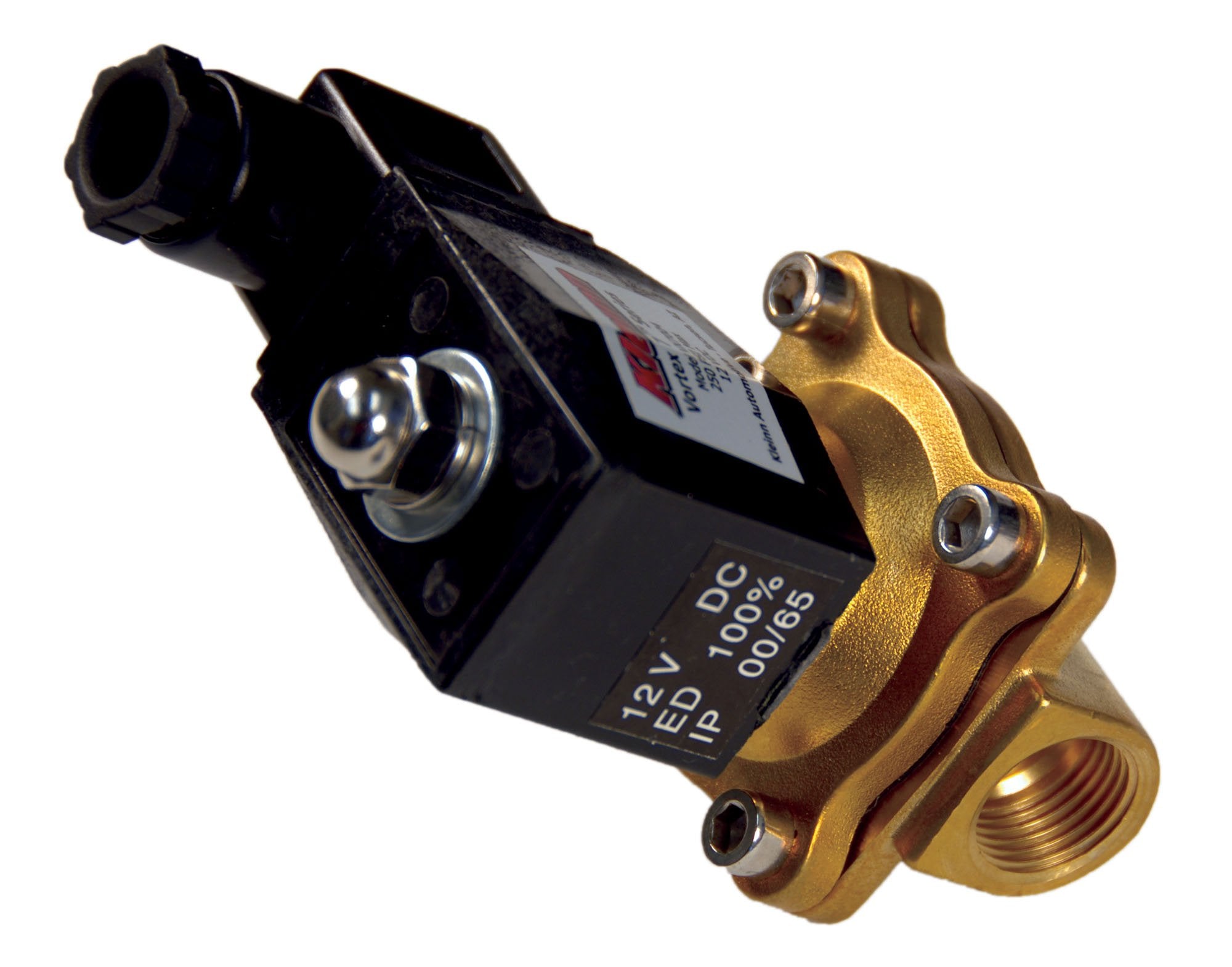 VX7004 Kleinn Air Horns 7 1/2" Vortex 12V Brass Air Valve