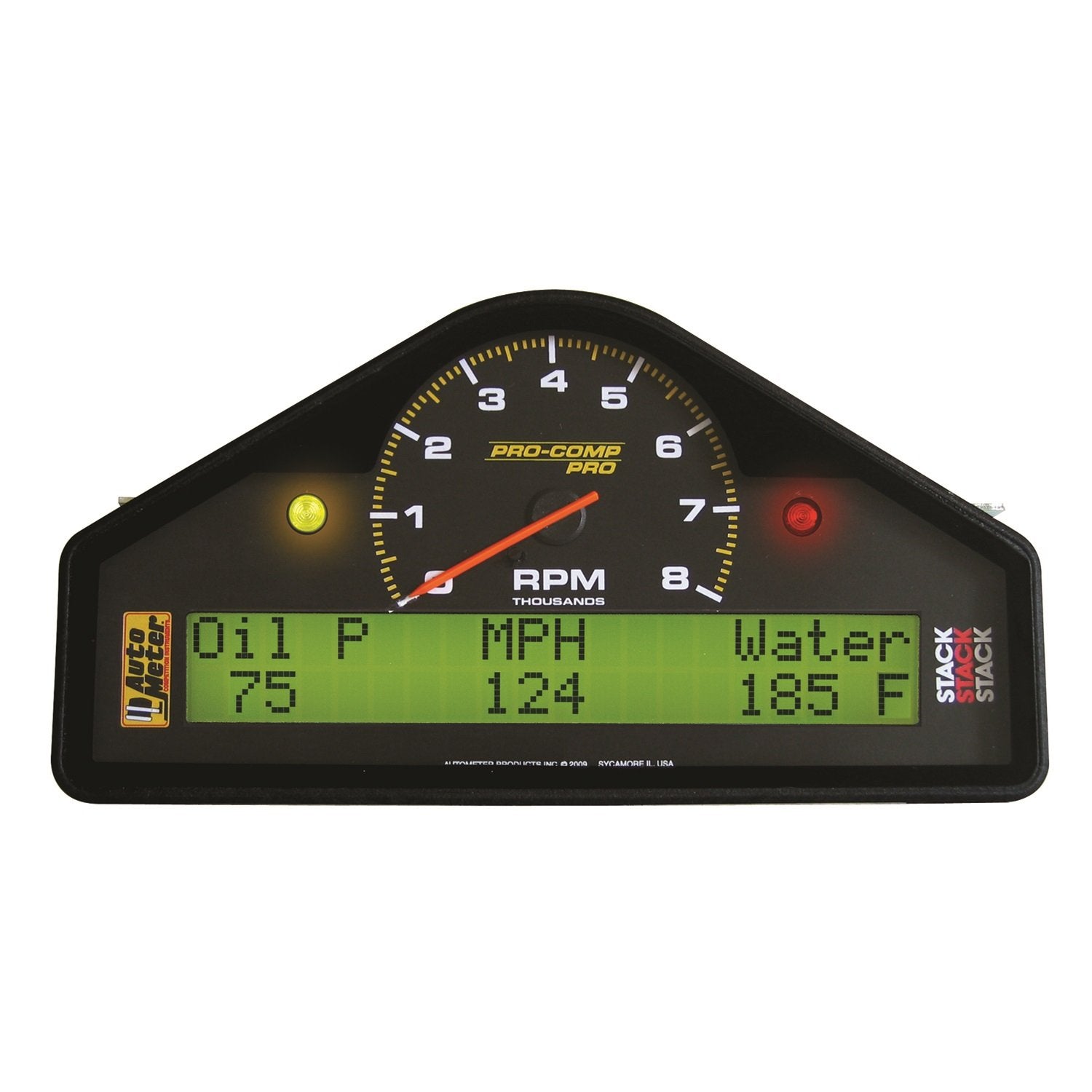 Auto Meter 6003 Pro-Comp 0-3000-10000 Rpm Street Dash Tachometer and Speedometer Gauge