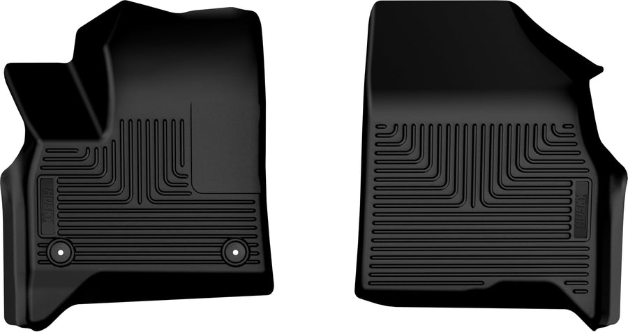 Husky Liners X-act Floor Mats Contour | Fits 2024-2025 Chevrolet Traverse; 2024-2025 GMC Acadia | Front Row, 2-pc Black - 52571