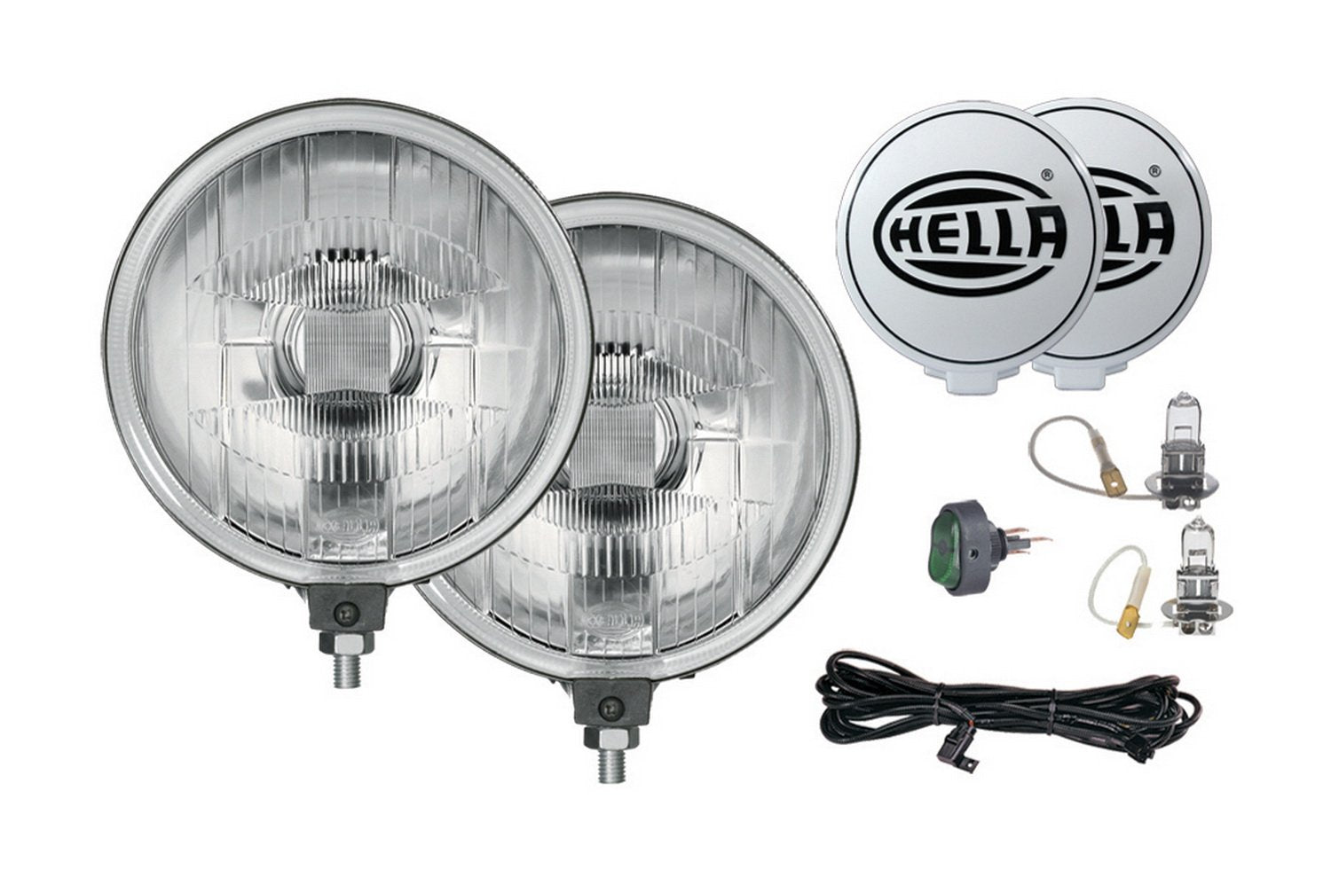 500 Series HELLA Driving Lamp Kit, Clear, 6"