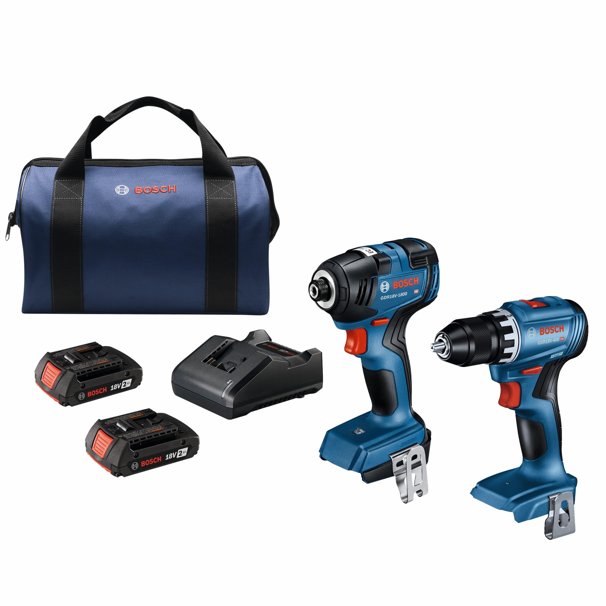 18V Bosch GXL18V-27B22 Combo Kit 2-Tool