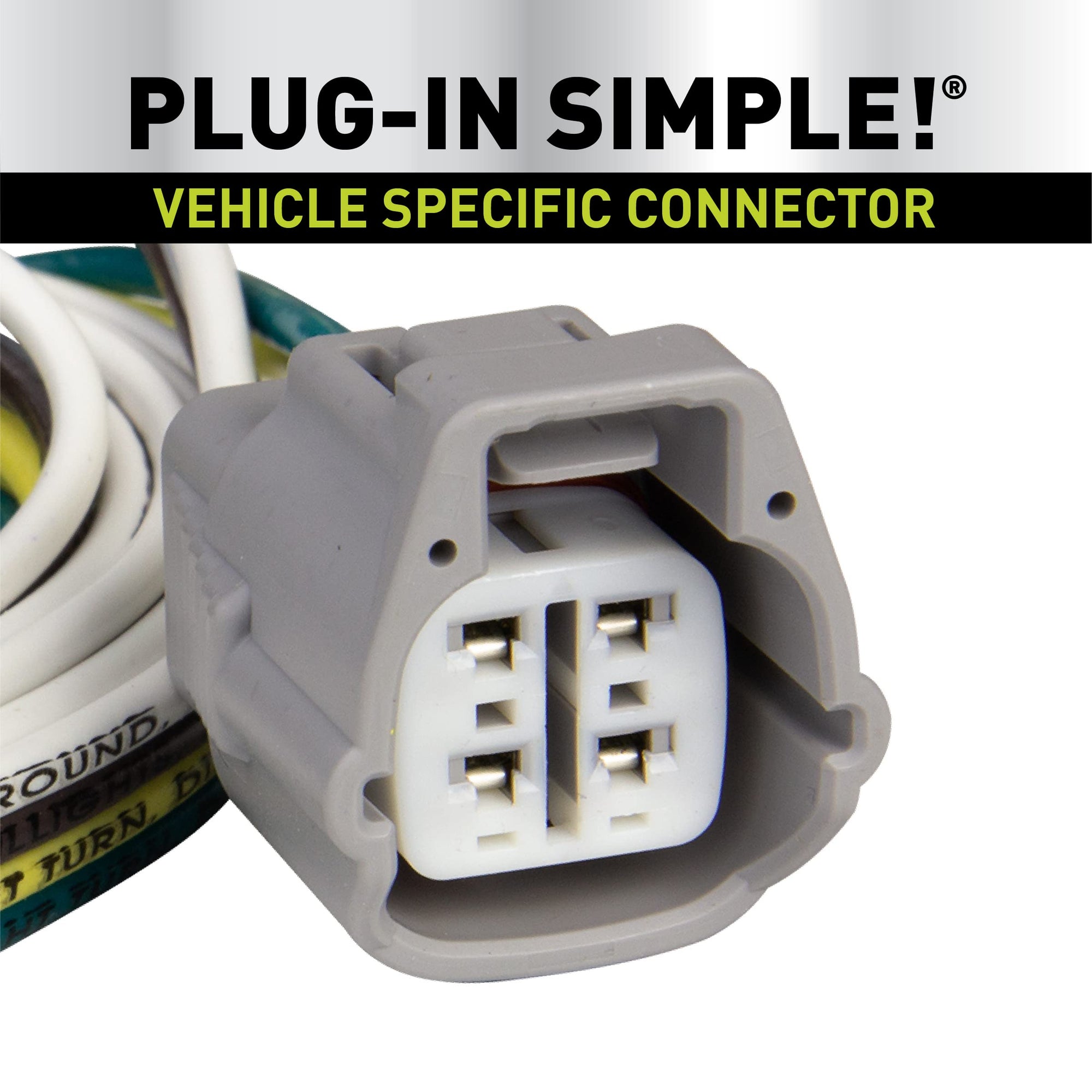 Plug-In Hopkins Towing Solutions Simple Vehicle Wiring Kit 11141875