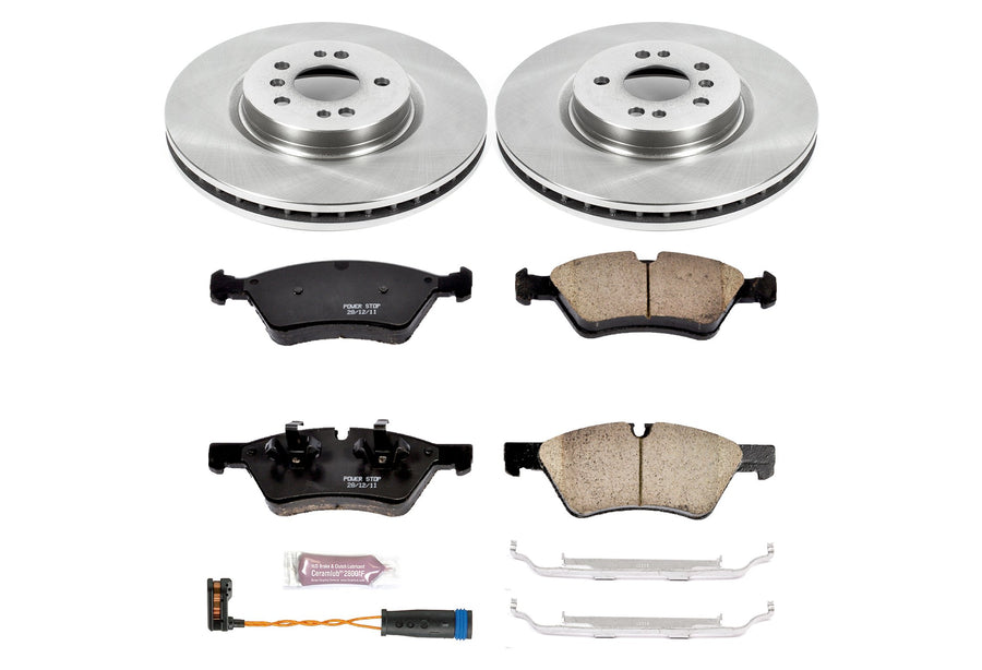 Power Stop Autospecialty KOE4643 Front Replacement Brake Kit-OE Brake Rotors & Ceramic Brake Pads