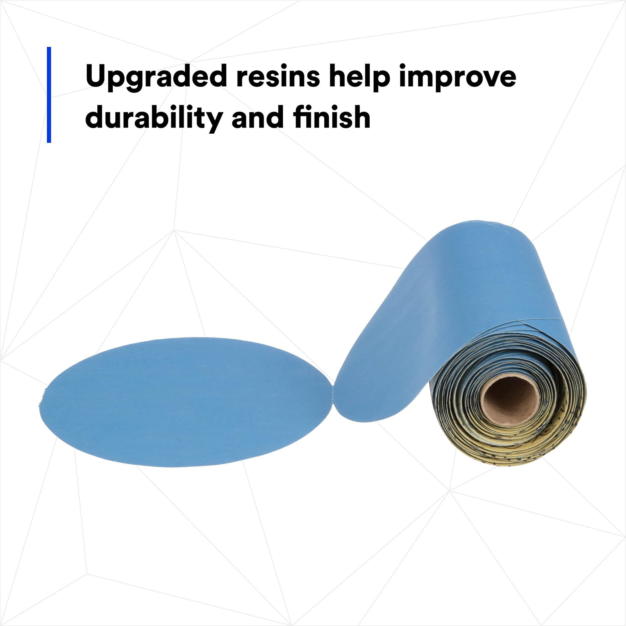 3M Blue Stikit Abrasive Disc Roll, 36211, No Hole, 6 in, 400+ Grade, Pack of 100, Automotive Sanding Discs for Coating Removal, Body Repair, Auto Sanding, Primer Sanding