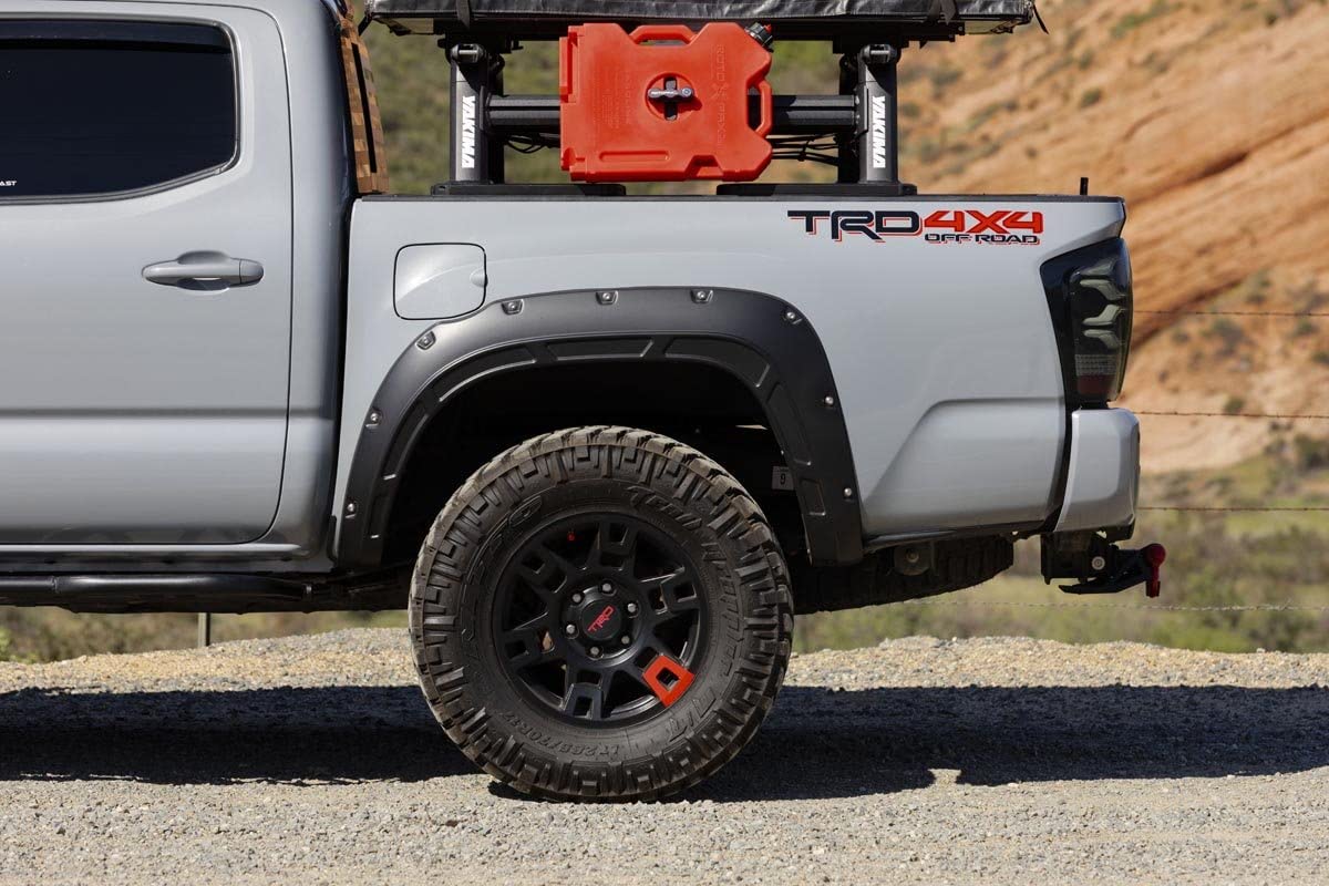 Defender Fender Flares Rough Country for 2016-2023 Toyota Tacoma - A-T11621