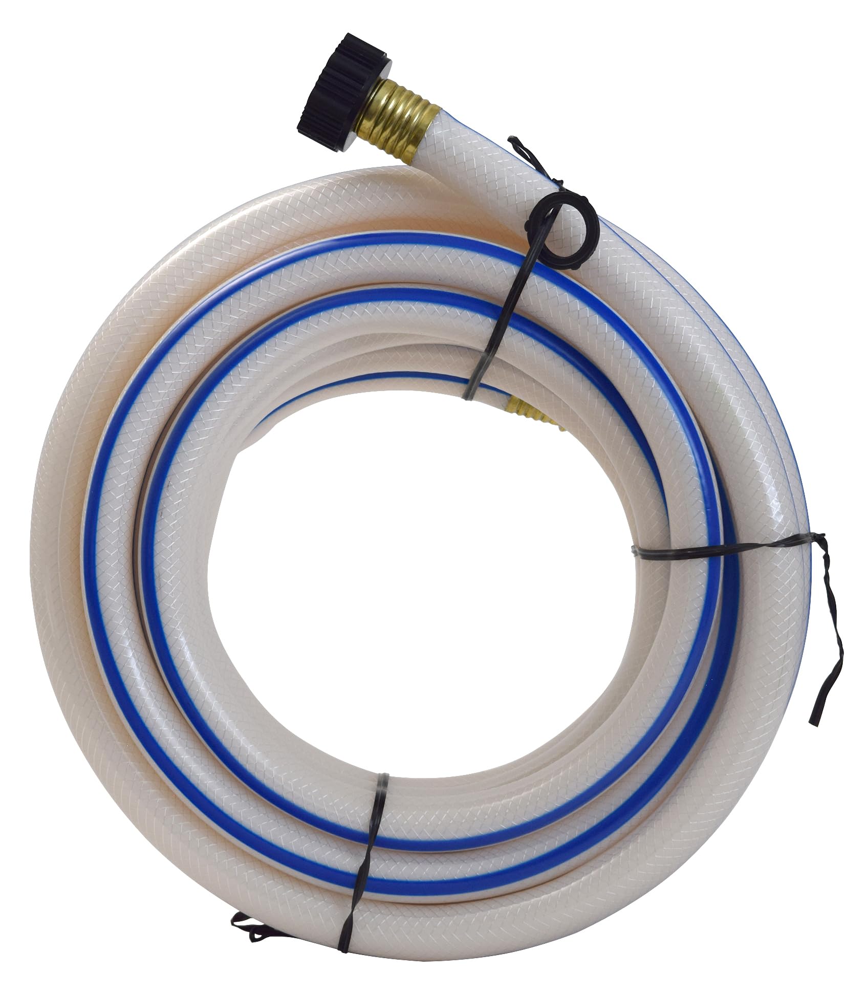 Valterra W01-6300 High Pressure AquaFresh Drinking Water Hose - 5/8" x 25', White
