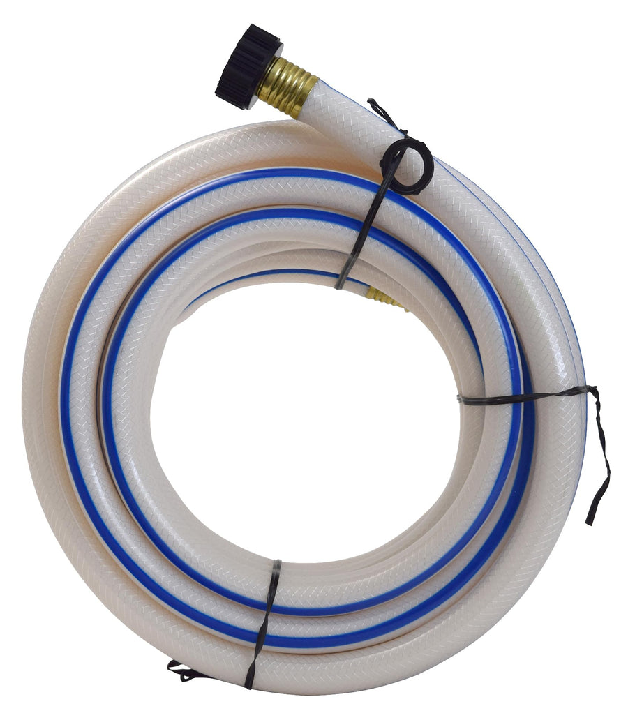 Valterra W01-6300 High Pressure AquaFresh Drinking Water Hose - 5/8" x 25', White
