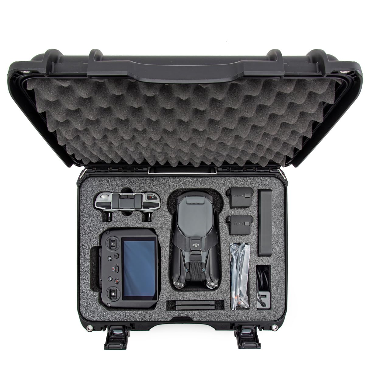 Nanuk Waterproof Hard Case 925 with Foam Insert for DJI Mavic 3 & Mavic 3 Classic - Fly More/Cine Premium Combo - Black