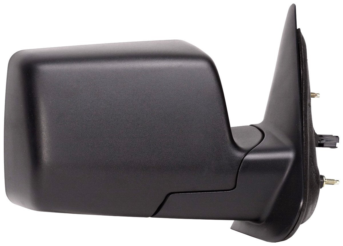Fit System Mirror Passenger Side for Ford Ranger, Textured Black, Foldaway, Manual