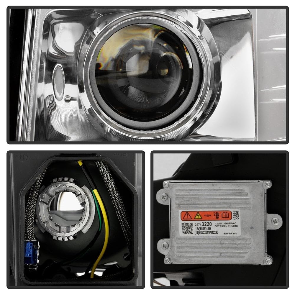 Cadillac Escalade & EVS Spyder (OE) 07-14 / Escalade EXT 07-13 w/HID Ballast & Bulbs Projector Headlights Assembly - OE Left