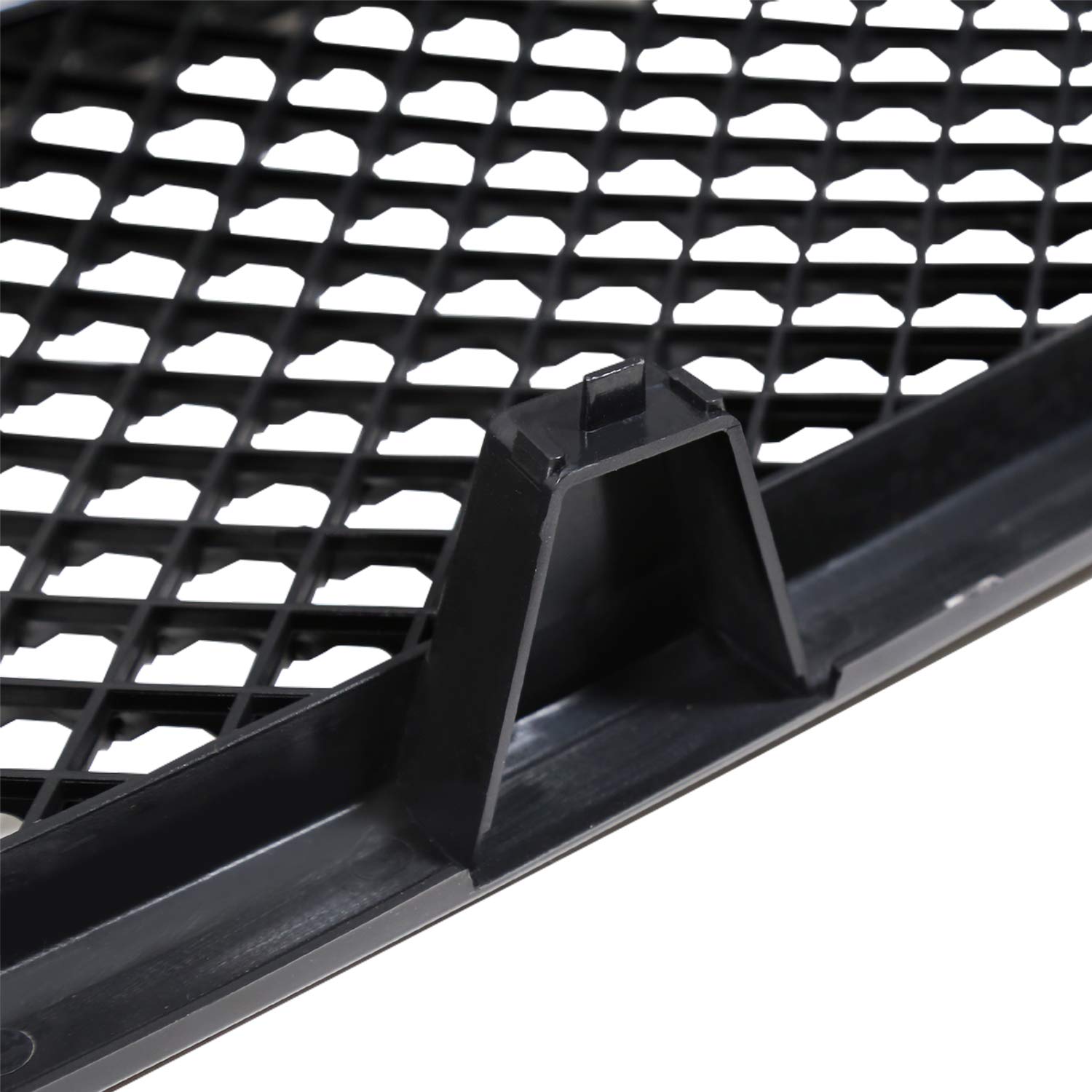 Glossy Black Spec-D Tuning Front Hood Grille 1PC Compatible with 2007-2013 Chevy Silverado 1500