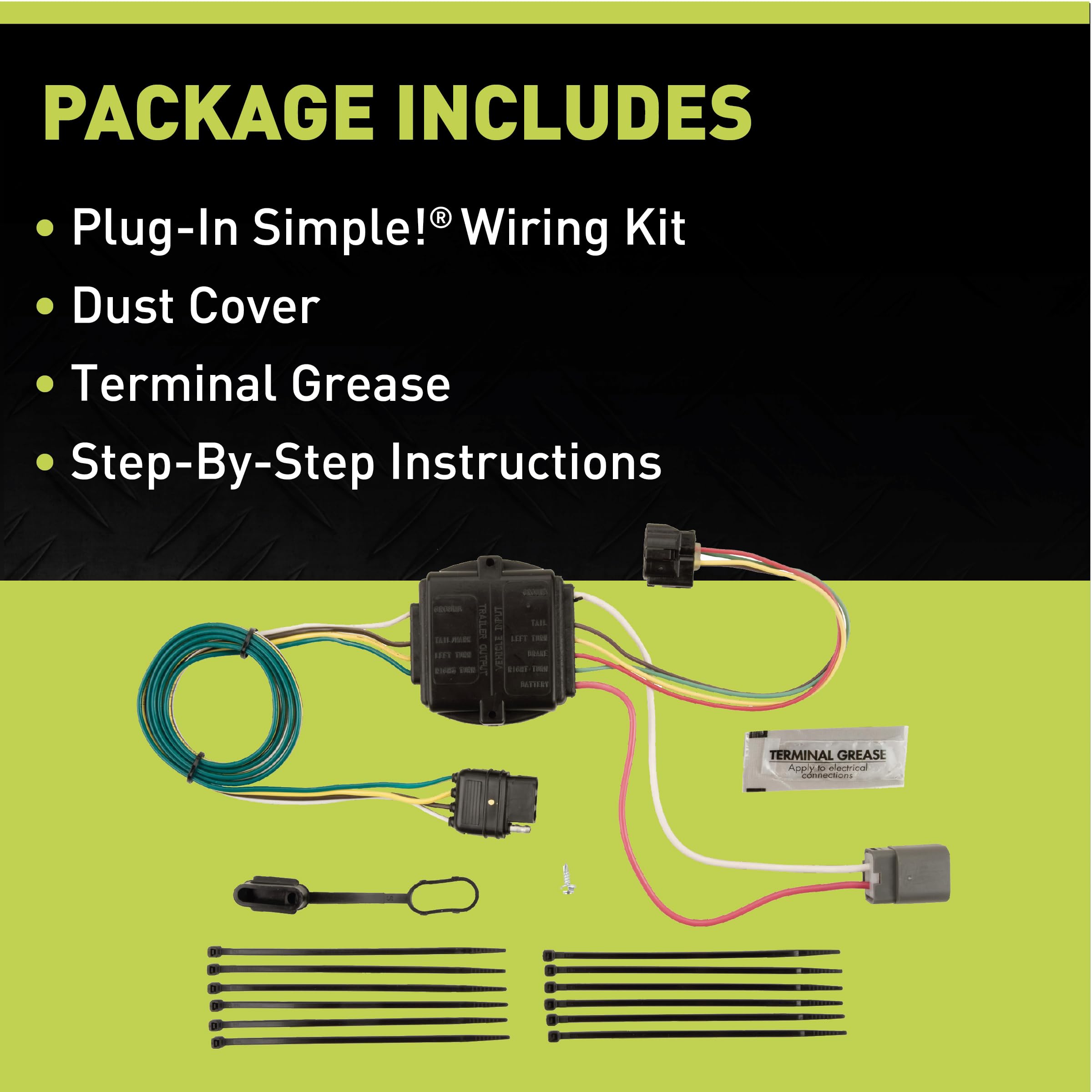 Plug-In Simple Hopkins Towing Solutions 43965 Vehicle Wiring Kit, Compatible with KIA and Hyundai Selected Models (Please Verify VEHICLE APPLICATION)