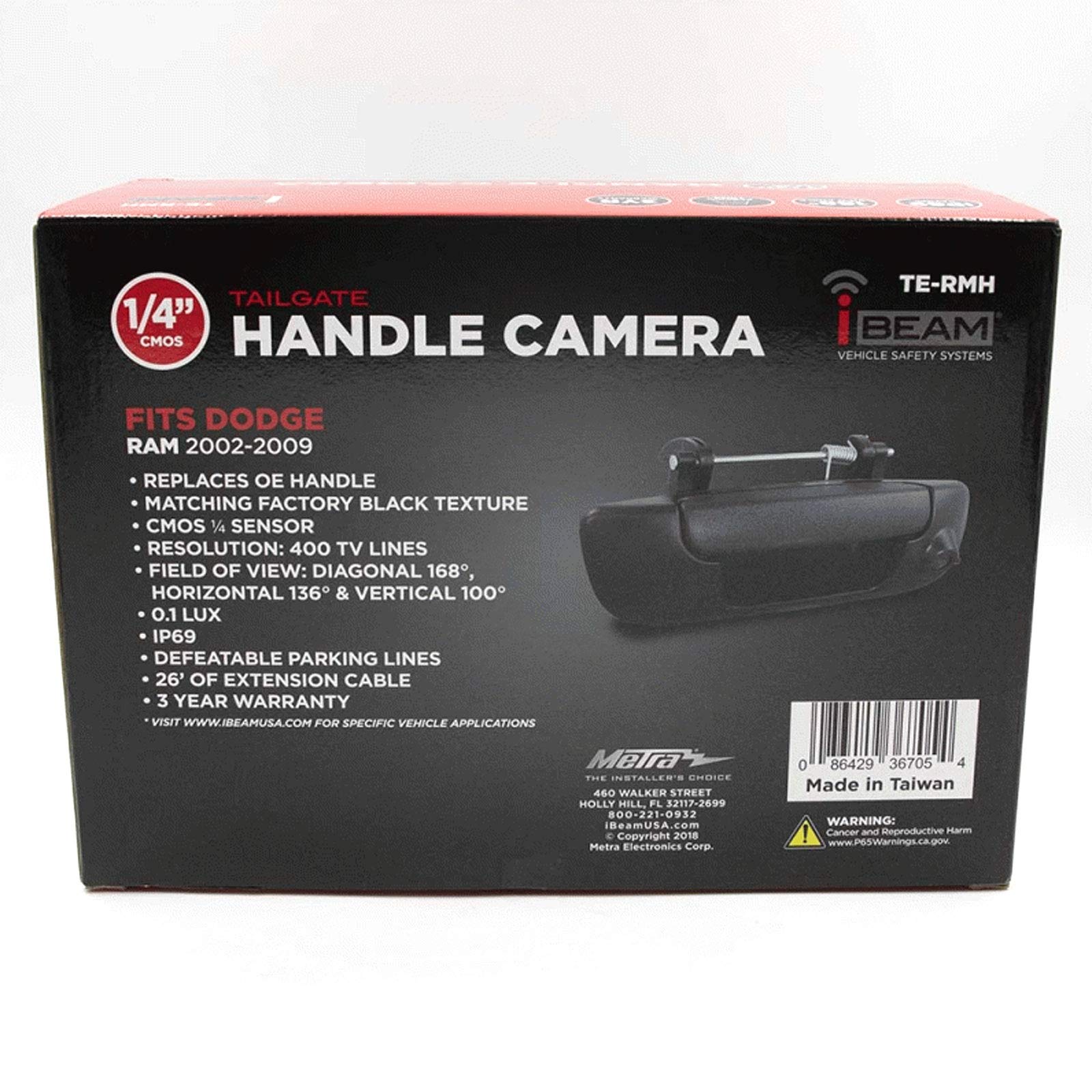 Dodge Ram Automotive iBeam Tailgate Handle Camera 2002-2009
