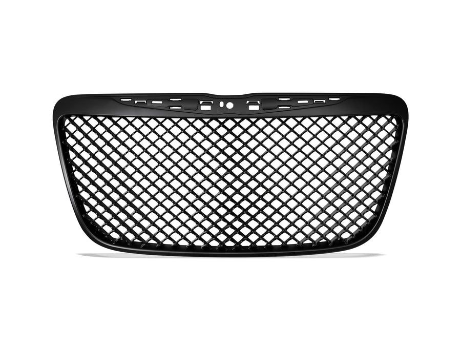 Mesh Front Hood Grille Armordillo USA 7165069 - Matte Black Fits 2011-2014 Chrysler 300/300C