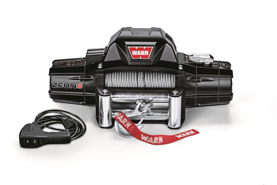 ZEON 8 Warn Winch with Wire Rope - 8000 lb. Capacity