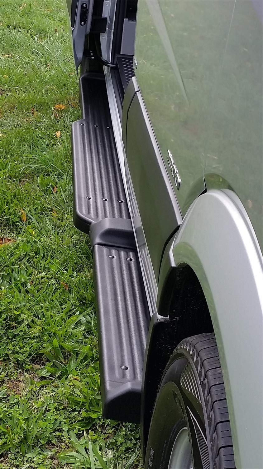Owens Products 68010 Custom Factory Short/Long Molded TPO Wide Step Running Boards - Short Driver | Long Passenger