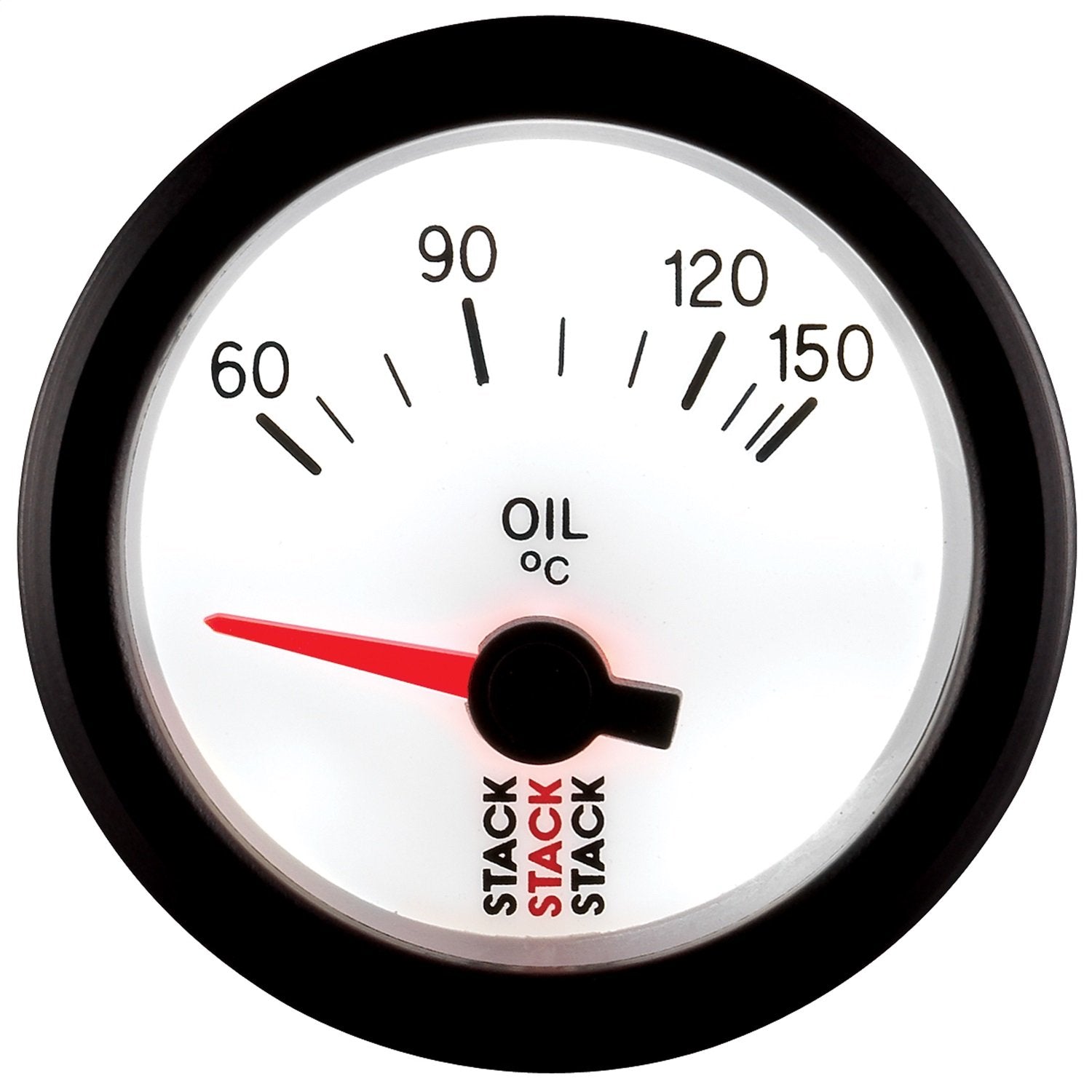 AutoMeter Gauge ST3259, Oil Temp, Electric, 52Mm, Wht, 60-150ºc, M10 Male