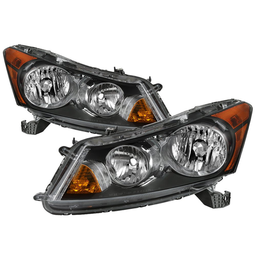 Crystal Xtune Headlights (HD-JH-HA08-4D-AM-BK)
