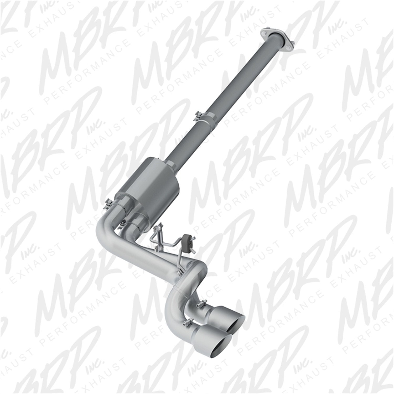 Exhaust System MBRP S5261409 Cat Back (2009-2014 Ford F150 3" Pre-Axle Dual Outlet, T409)