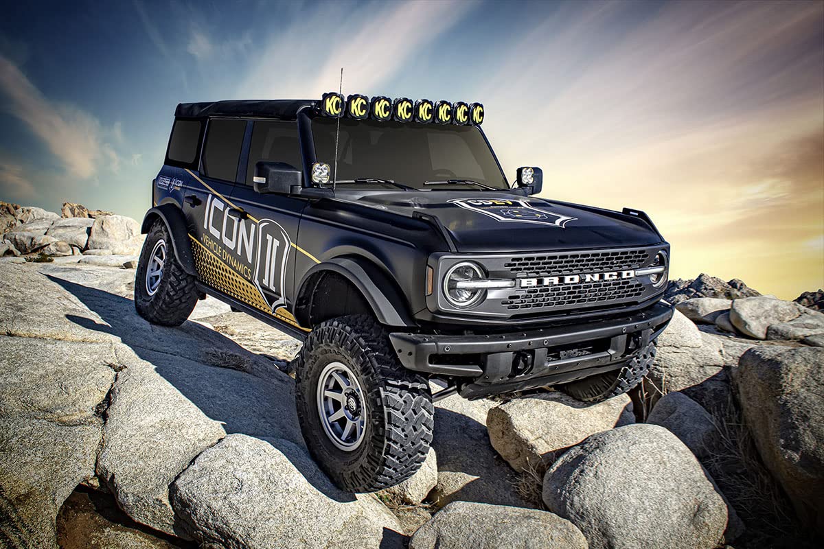 2021-2023 Ford Bronco ICON, Rear, 1.25-3” Lift, V.S. 2.5 Series Coilover Kit, Internal Reservoir, Heavy Rate Spring