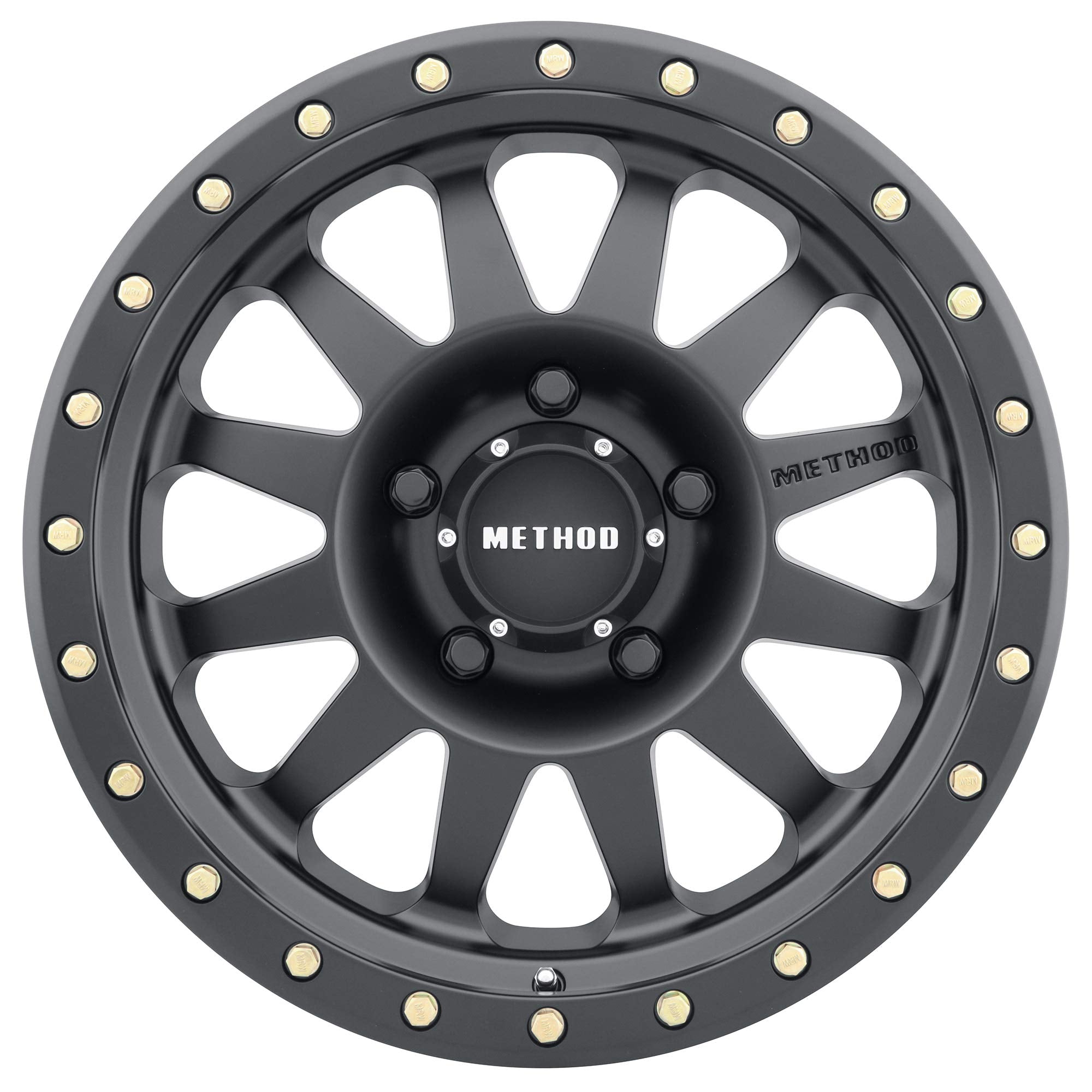 Method Race Wheels 15x10" 304 Double Standard Matte Black 5x4.5", 50mm offset 3.5" Backspace, MR30451012550N