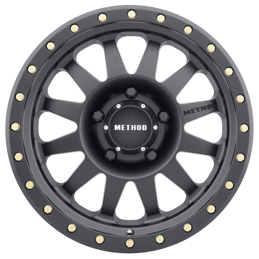 304 Method Race Wheels Double Standard Matte Black 15x10" 5x5.5", 50mm offset 3.5" Backspace, MR30451055550N