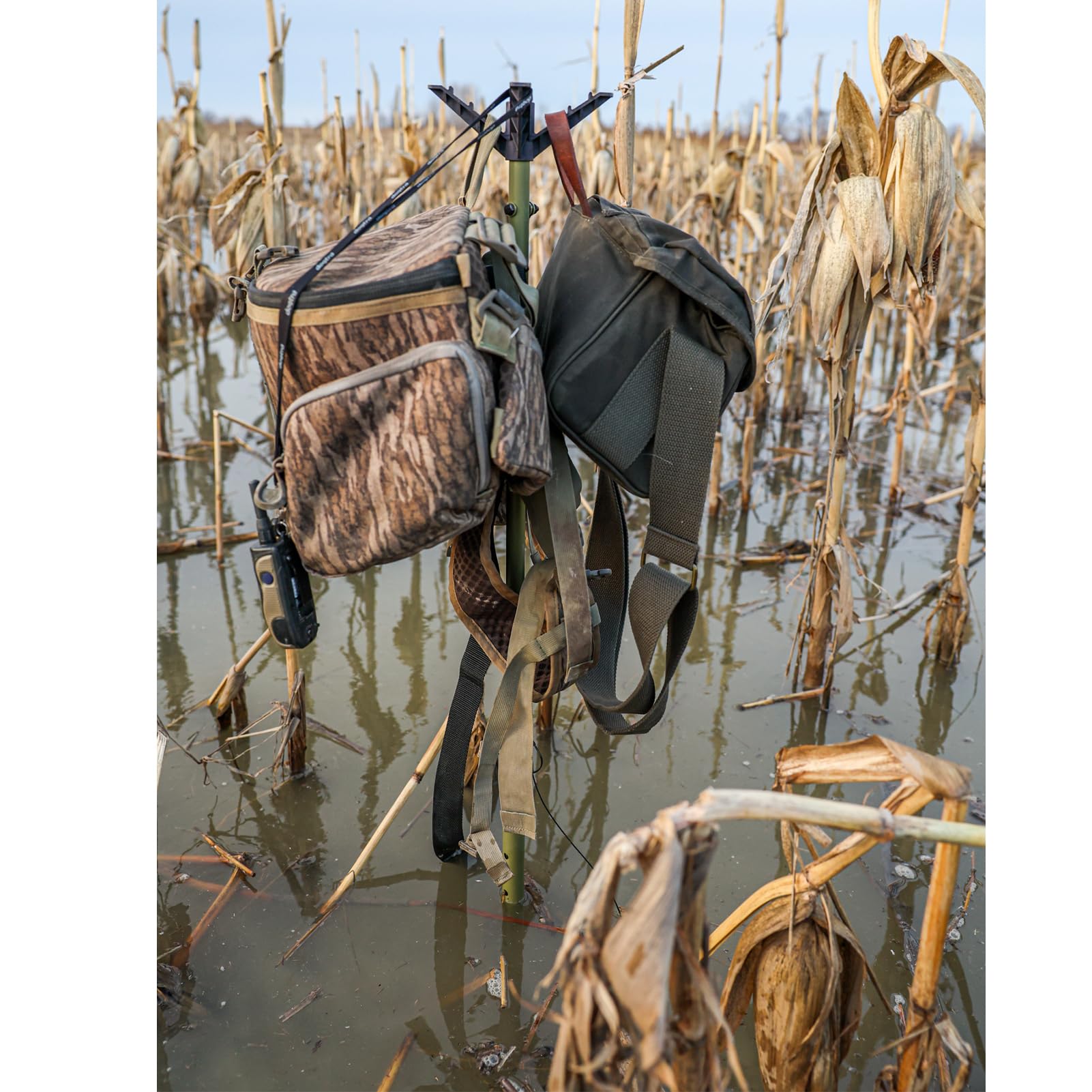Ultimate Gear Stick Avian-X for Waterfowl Hunting - Lightweight Durable Solid Stable Adjustable OD Green Powder-Coated Stick with Carry Strap