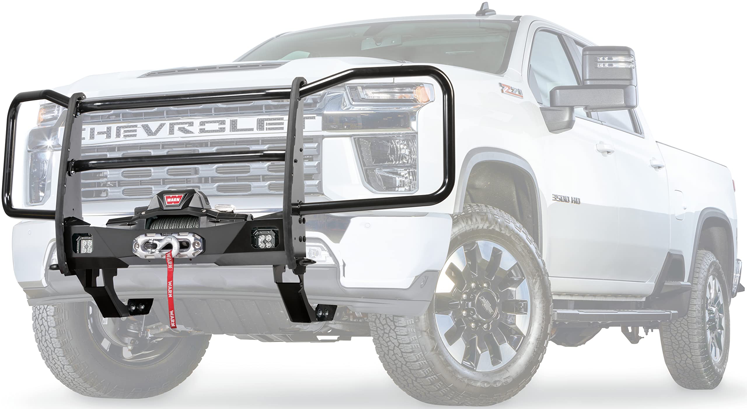 Trans4mer Gen III WARN Full Grille Guard, Fits: Chevy Silverado HD (2020-2021)