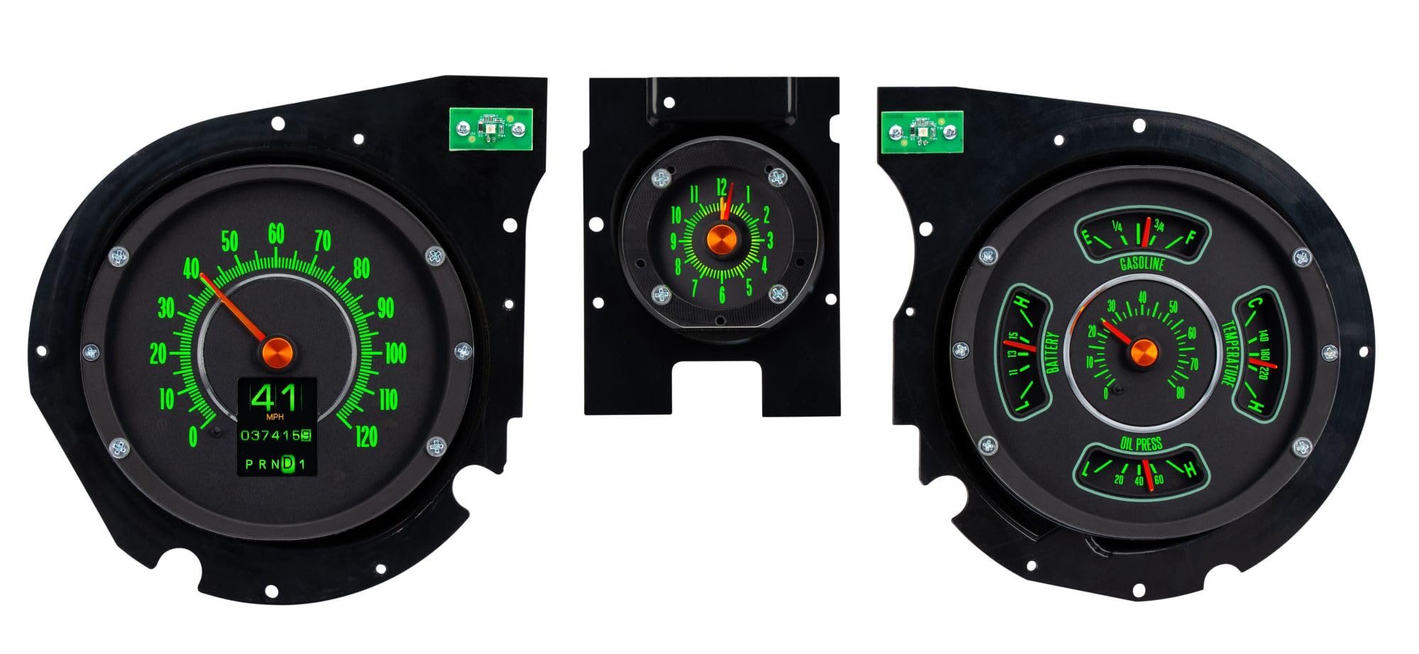 Dakota Digital Retrotech Gauge Instrument System RTX-69C-CVL-X Compatible with 1969 Chevy Chevelle/El Camino