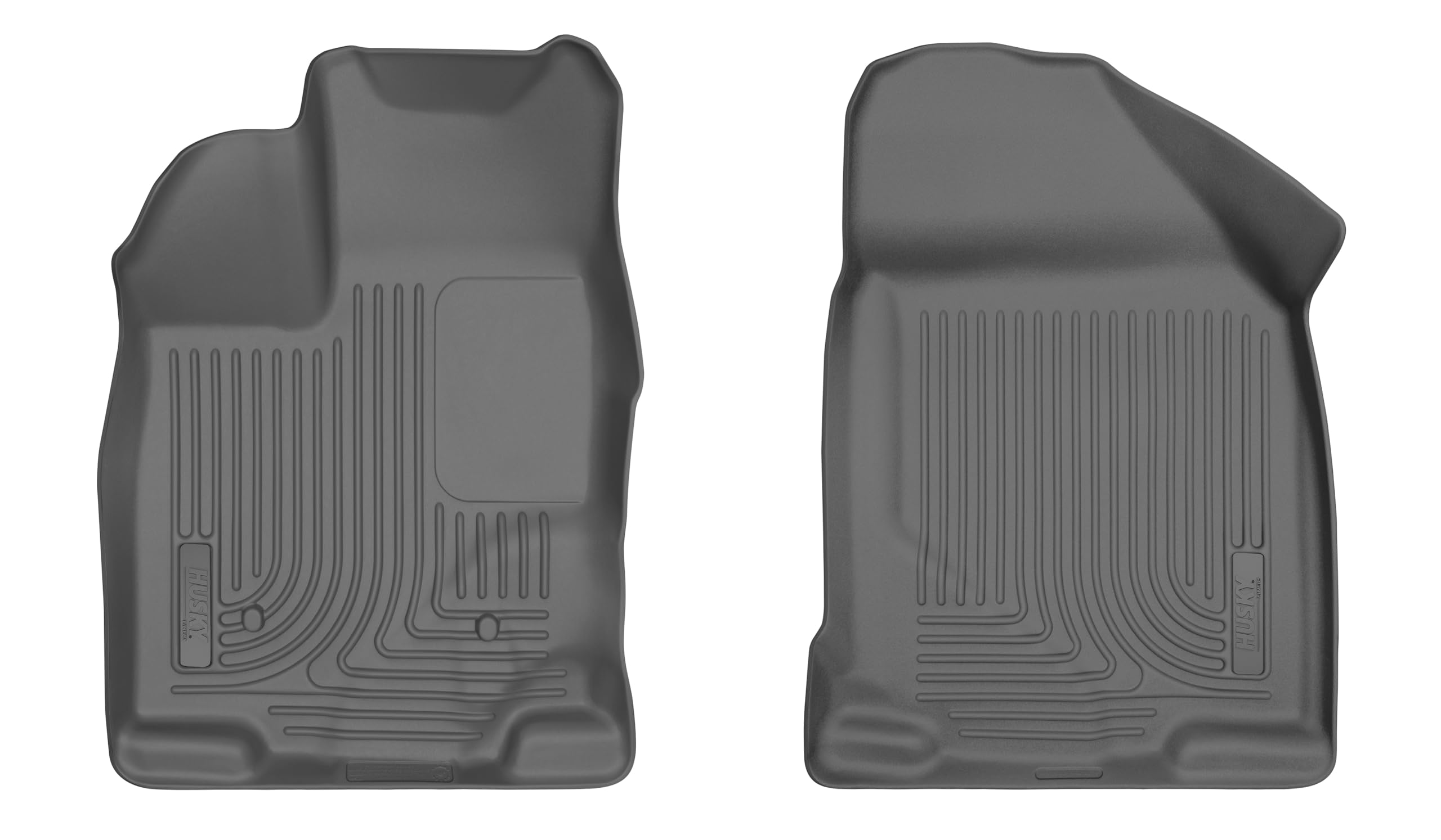 Husky Liners Floor Mats Weatherbeater | Fits 2007-2014 Ford Edge; 2007-2015 Lincoln MKX | Front Row, 2-pc Black - 13841