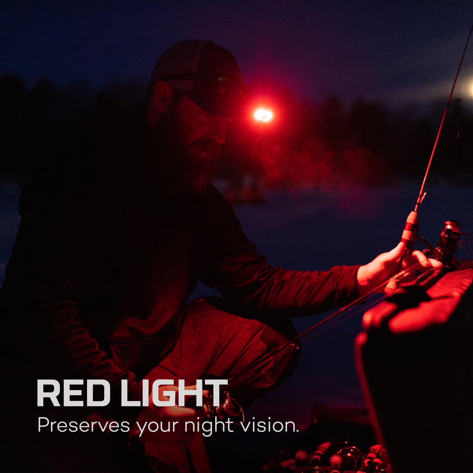 NEBO 500+ MYCRO Rechargeable Headlamp | 500 Lumens, 7 Light Modes, Water Resistant, Detachable Hat Clip, Super Bright Head Lamp for Camping & Hiking, Includes Micro USB-C Charging Cable