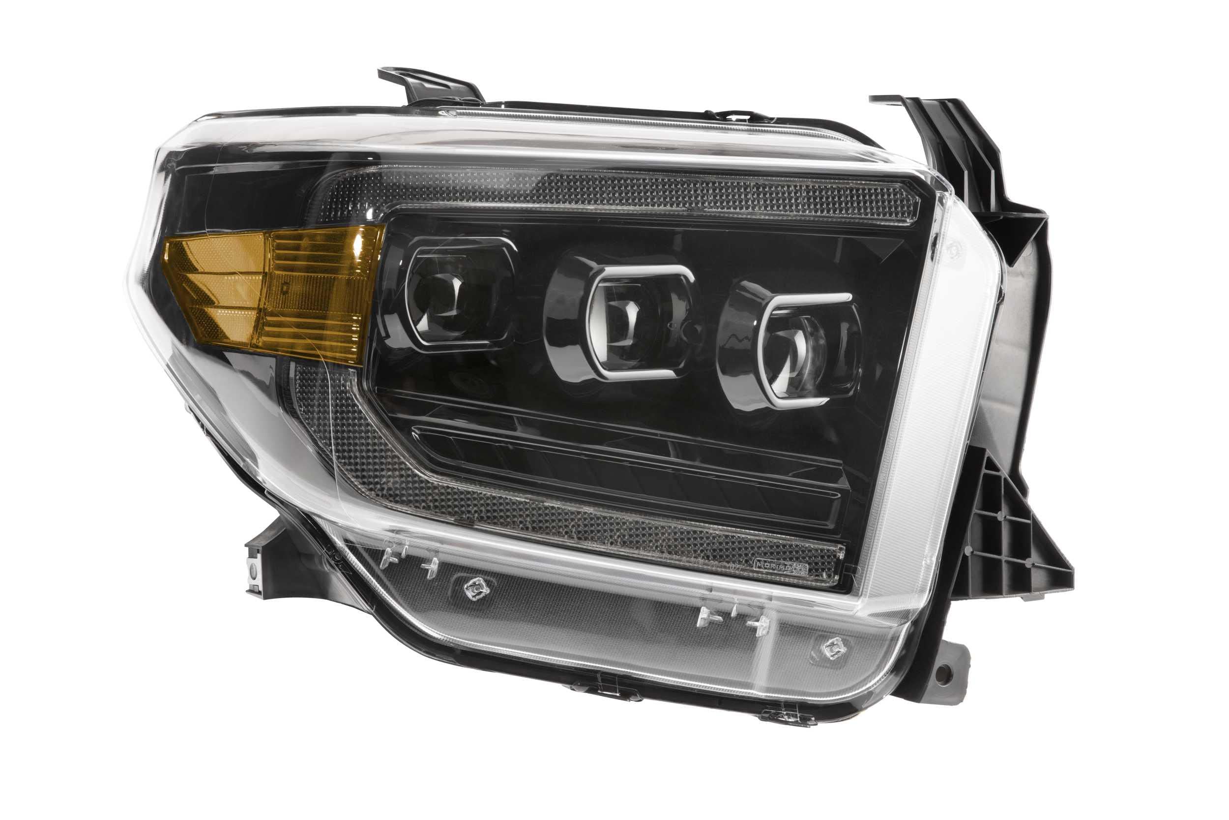 Toyota Tundra 14-21 Morimoto XB LED Headlights, Plug and Play Amber DRL Headlight Assemblies (LF532.2-A-ASM)