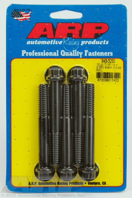 Black ARP (643-3250) Oxide Bolt
